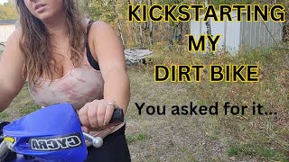 Kickstart VIDEO  TTR 125 LE Dirt Bike Yamaha [upl. by Nerret]