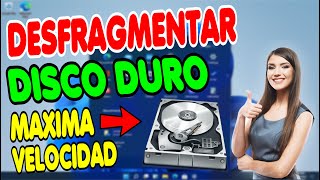 Cómo desfragmentar y optimizar unidades TUTORIAL [upl. by Einnod]