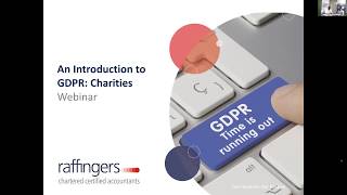 An Introduction to GDPR Charities  Webinar [upl. by Ulises633]