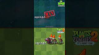 Pvz vs Pvz 2  Spike Rocks amp Doom Shroom Vs Team Zombie shorts [upl. by Harlie211]