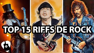 Estos son los 15 mejores RIFFS DE GUITARRA de la historia del ROCK amp METAL  TCDG [upl. by Haven]