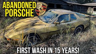 First Wash in 15 Years ABANDONED Barn Find Porsche  Car Detailing Restoration [upl. by Gomer]