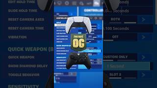 The New Best OG Fortnite Controller Settings for AIM Gloomzy [upl. by Janek432]