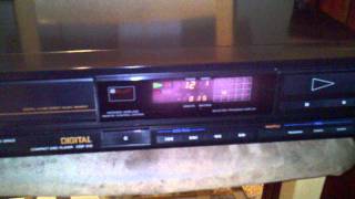 Testing Sony CDP510 Single Disc CD Player Circa 1986 [upl. by Eentroc]