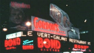 Times Square Night and Day 1977  Bond Clothes amp Winston Man Smoking Spectaculars NYC [upl. by Anaahs]