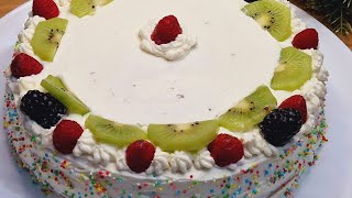 TORTA  CAKE DI CAPODANNO 🎂CON CREMA AL MASCARPONE BUONISSIMA 😋 [upl. by Aligna76]