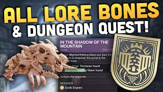 Destiny 2 All Bones of Hefnd Lore Collectibles  Warlords Ruin Dungeon Quest Guide [upl. by Acirt]