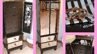 Hayworth Jewelry Armoire from Pier One  Review amp Tour [upl. by Ariada]