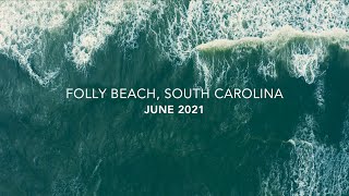 Folly Beach South Carolina  2021 [upl. by Tansy486]