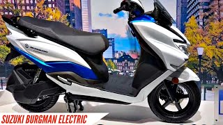 Suzuki Burgman Electric Scooter All Details  Launch  Price  Range  Speed  Features  Delivery [upl. by Lemrac]