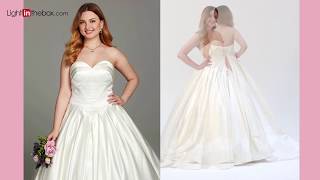 Top 10 Plus Size Wedding Dresses from LightInTheBox [upl. by Durand]