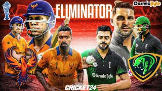 Eliminator  Chandigarh Spirits VS Deccan Phoenix  LIVE  CRICKET 24 SPL [upl. by Farrison]