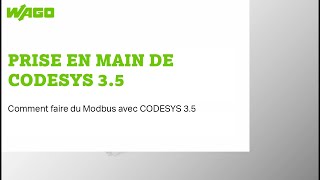 16  Comment faire du Modbus avec CODESYS 35 [upl. by Bevis]