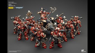 Joytoy 118 Warhammer 40K World Eaters Khorne Berzerkers [upl. by Uzzi]