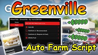 Roblox Greenville Script  Auto Farm GUI amp More 2022 [upl. by Micheal]