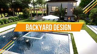 Backyard Design with pool Revised [upl. by Haddad449]