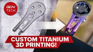 How Are 3DPrinted Titanium Bike Parts Made [upl. by Nyvar]