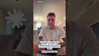 Fedez furioso su Instagram con la stampa italiana per il concerto a Ozieri ecco perchè [upl. by Ahsiuqat]