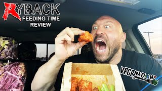 VegeNation Cauliflower Buffalo Wings Ryback Feeding Time Review [upl. by Statis]