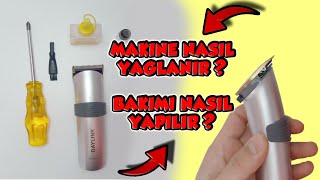 Saç Traş Makinesi Nasil Yağlanir  Traş Makinesi Bakimi Nasıl Yapılır [upl. by Awuhsoj]