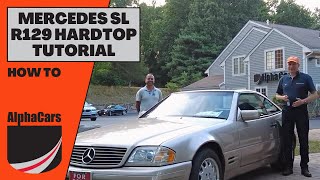 Howto Remove and Install the Hardtop on a R129 MercedesBenz SL [upl. by Arraik944]