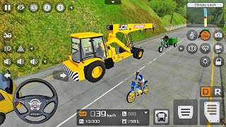 JCB Liftall Crane Driving  Bus Simulator Indonesia  Android Gameplay [upl. by Haianeb]