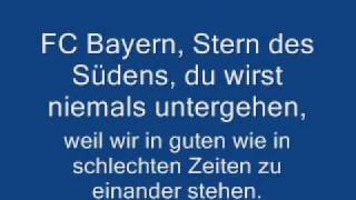 Fc Bayern Stern des südens Lyrics [upl. by Atnaloj276]