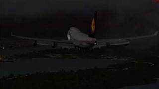 Landing in LDSP Split Airport Croatia FSX April 1st 2010 [upl. by Eckhardt]