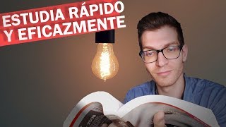 🤔 Cómo Estudiar Rápido y que se te Quede Todo a la Primera [upl. by Enilraep]