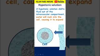 Hypotonic solution  045 Sodium Chloride 045 NaCl [upl. by Eisnil]