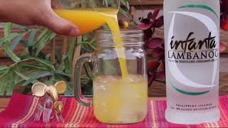 INFANTA LAMBANOG COCKTAIL RECIPE SIMPLE CALAMANSI COCKTAIL  drinkinfantacom Filipino Alcohol [upl. by Aleciram]