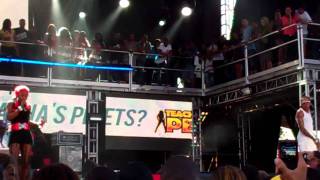 Vybz Kartel FtSheba  Reggae Sumfest Montego Bay 72111 Performing quotYou amp Him Dehquot [upl. by Jacki]