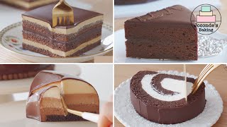 Jocondes Chocolate Cake compilation 조꽁드표 초콜릿케이크 컴필레이션 [upl. by Ahsiela341]