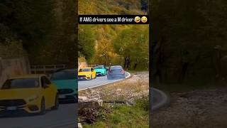 AMG owners face 🤣 m4drift views funny drift amg mercedes driving skills bmw [upl. by Monie950]