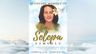 Funeral amp Committal Service In Loving Memory of Selepa Samuelu 20111961  20012023 [upl. by Leugar938]