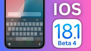 New Features iOS 181 Beta 4 [upl. by Anawed]