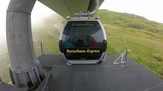 Switzerland  Gondola  Zermatt to Klein Matterhorn [upl. by Enilesor]