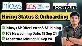 Infosys TCS Accenture OnboardingJoining  Current Hiring Status  BATCH 2022 2023 2024 2025 [upl. by Bose144]