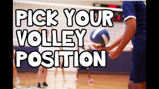 VOLLEYBALL POSITIONS EXPLAINED ⎮How to Choose Your Volleyball Position [upl. by Basilio404]