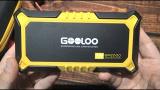 GooLoo GP2000 Jump StarterPower Bank Kit Review [upl. by Madaras]