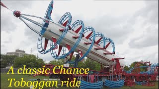 chance toboggan a classic carnival ride by chance manufacturing [upl. by Innor523]