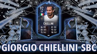 FIFA 22 CHIELLINI SBC CHEAPEST SOLUTION  NO LOYALTY [upl. by Ebert843]