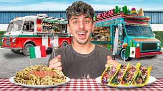 Eating at Food Trucks from Around the World [upl. by Portingale]