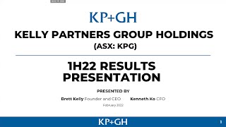 ASXKPG 1H22 Results Presentation [upl. by Ydnirb238]