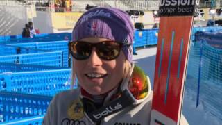 La Française Tessa Worley championne du monde de slalom géant [upl. by Lorie]