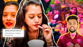 Eating Channel Seema ll Eating Slate Vlogs ll Manoj Dey Meets A cute Girl [upl. by Wilen]