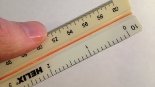 How to use an Engineers Scale or Engineers Ruler [upl. by Meda]