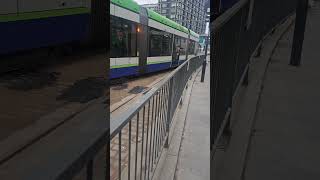 Croydon Tramlink Tram 🚊 arriving at East Croydon 3224 [upl. by Eityak]