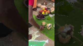 🙏🐘நம்ம ஊர்ல விநாயகர் சதுர்த்தி பூஜை💐🥰 shorts trending reels god celebration happy love [upl. by Humfrid235]