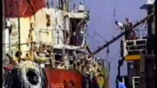 Radio Caroline attack live video recording August 19 1989 [upl. by Doxia]